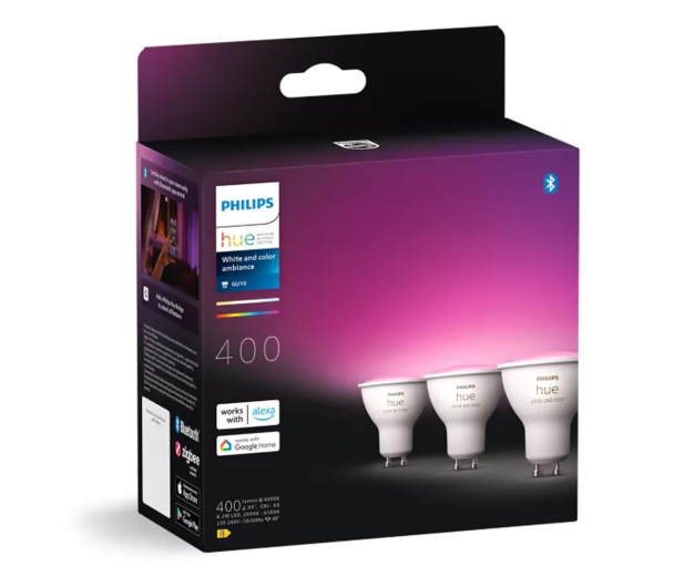Philips Hue Hue White and color ambiance Inteligentny reflektor GU10 (3s 8720169229877 - 1271534 - zdjęcie 3